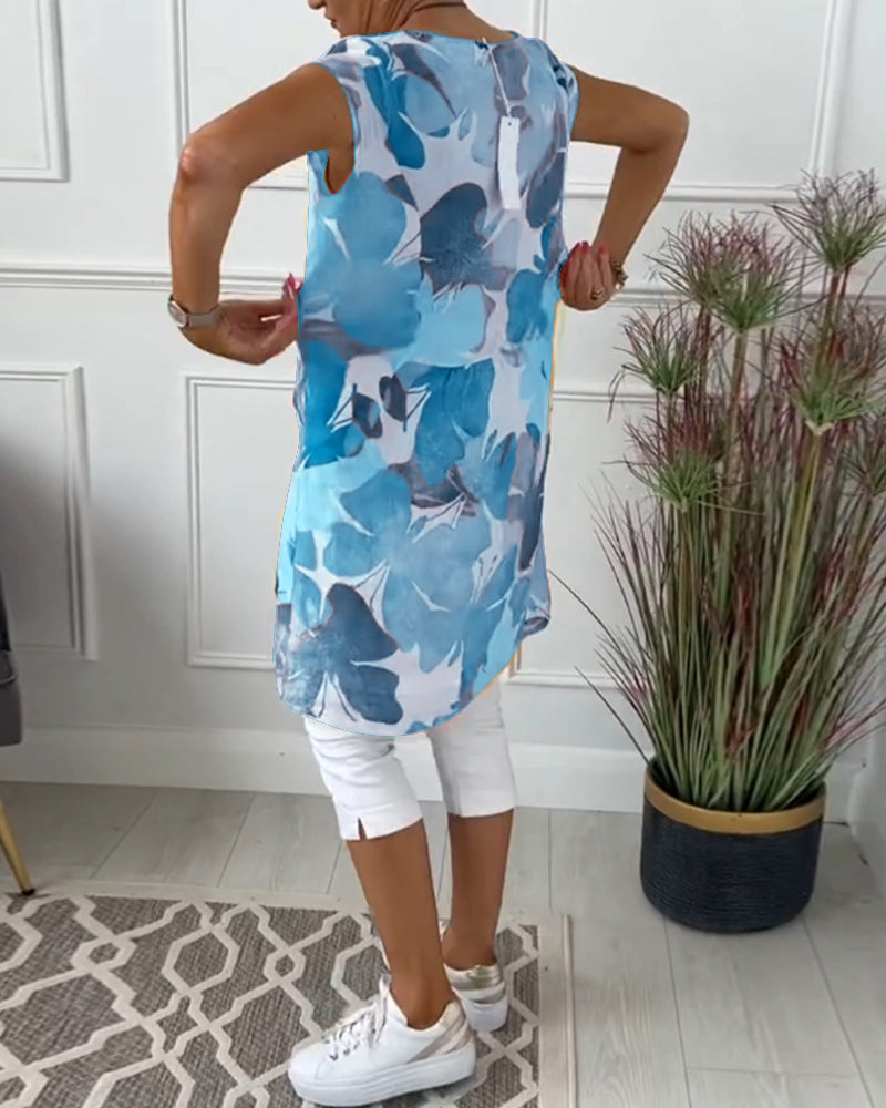 Seraphina - Relaxed Floral Top