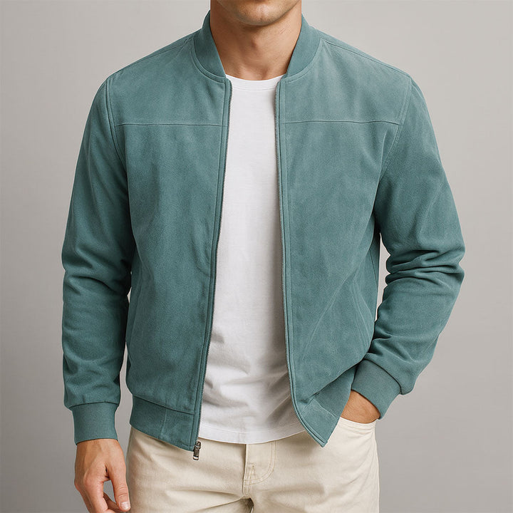 Men’s Lightweight Suede Flight Jacket