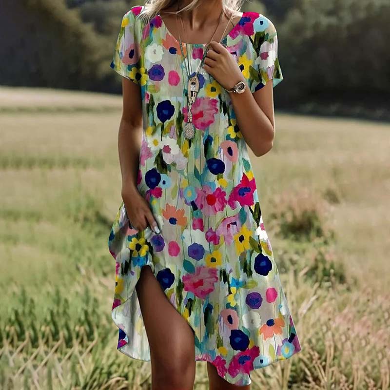 Nikki | Colorful Floral Dress