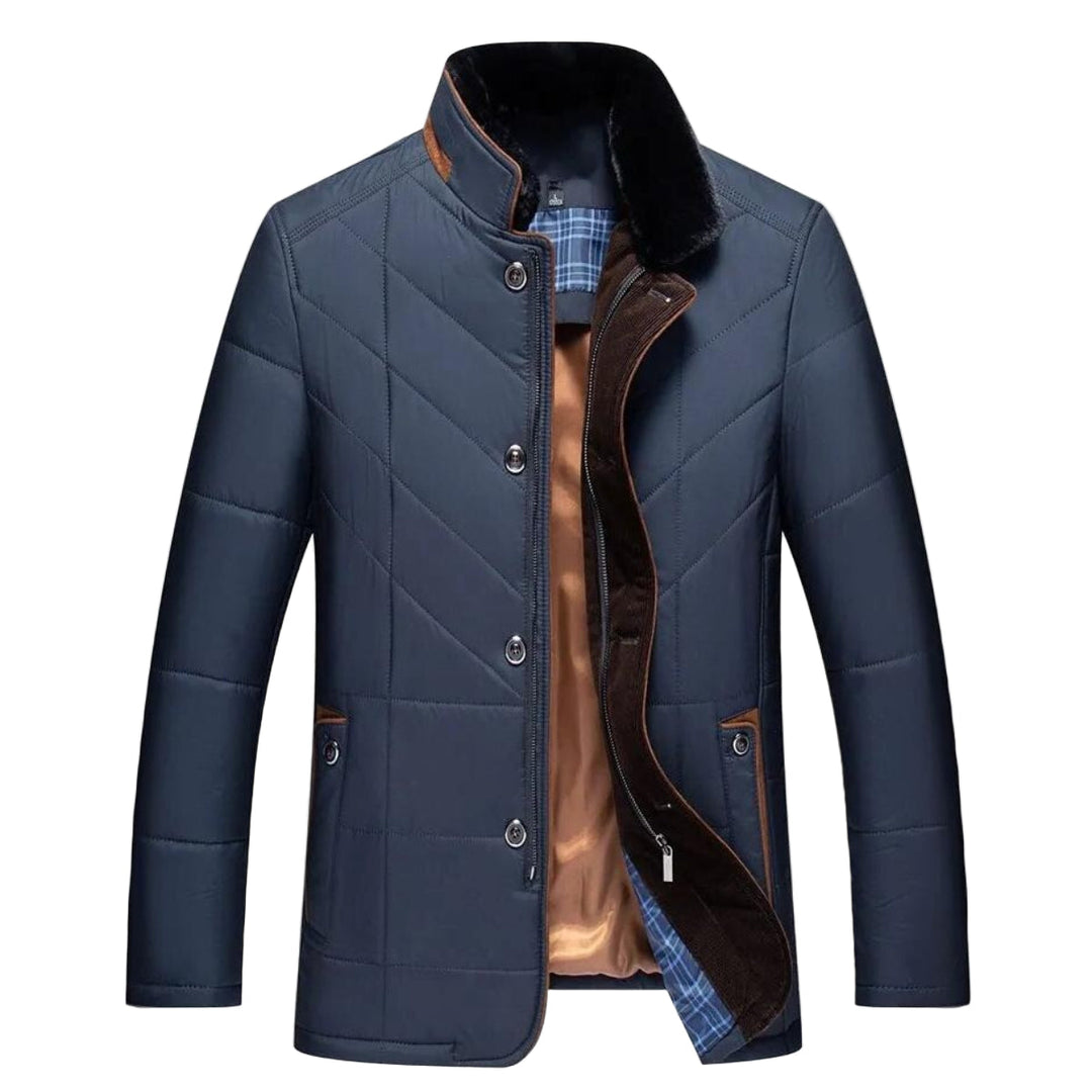 Men’s Quilted Insulated Jacket for Cold Weather