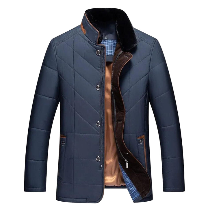 Men’s Quilted Insulated Jacket for Cold Weather