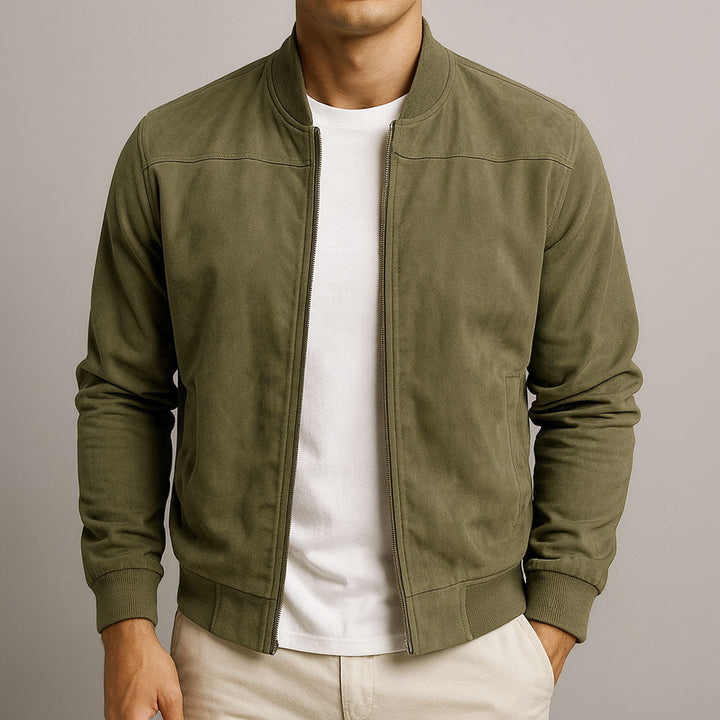 Men’s Lightweight Suede Flight Jacket