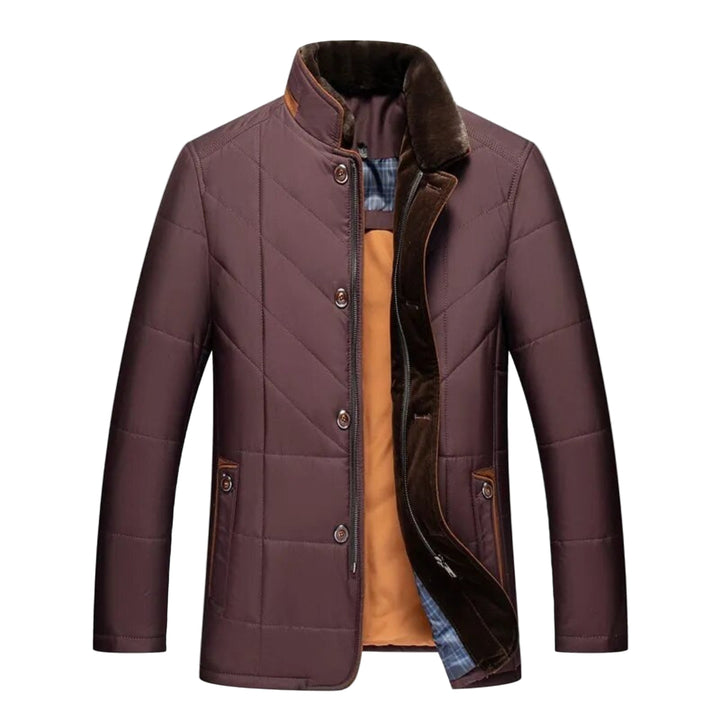 Men’s Quilted Insulated Jacket for Cold Weather