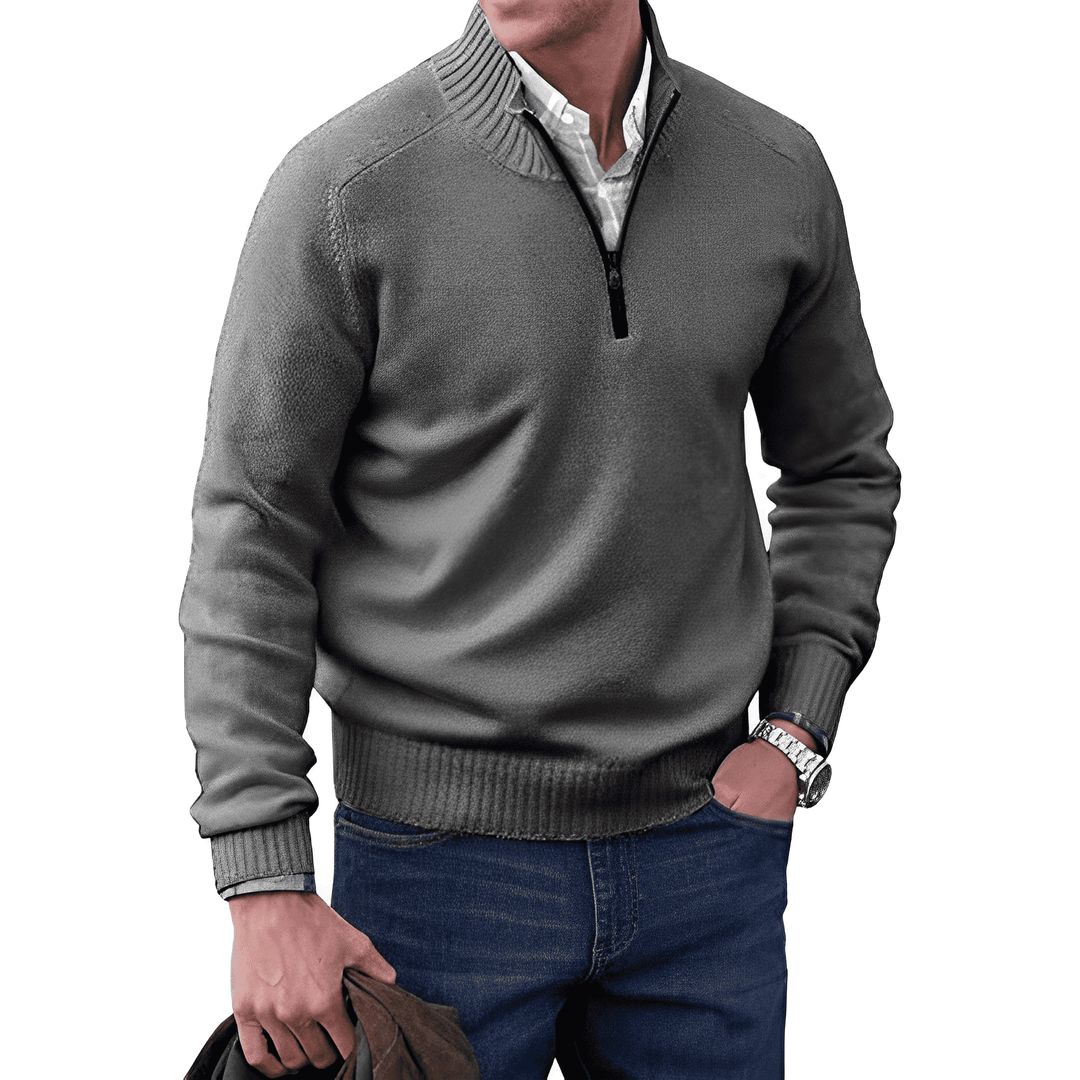 Men’s Lightweight Breathable Quarter-Zip Pullover