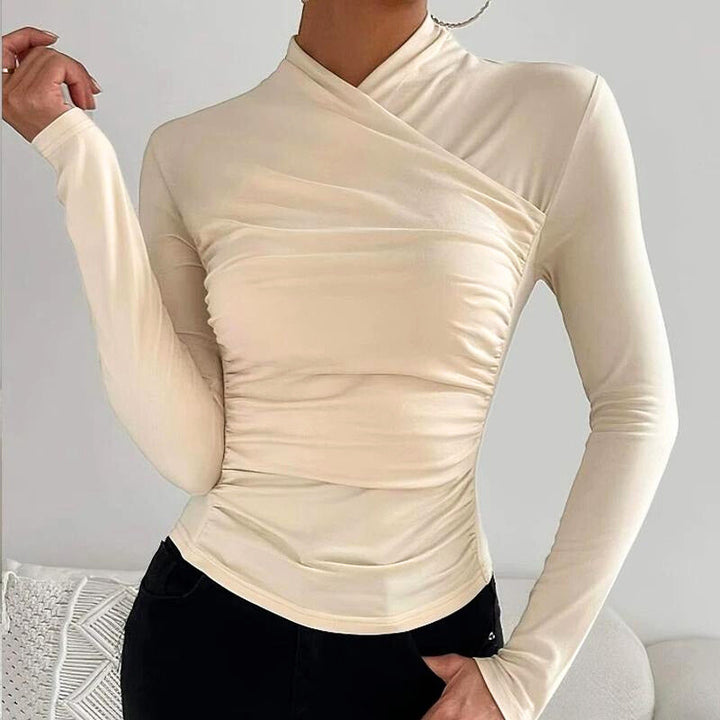 LARA - CROSS NECK TOP