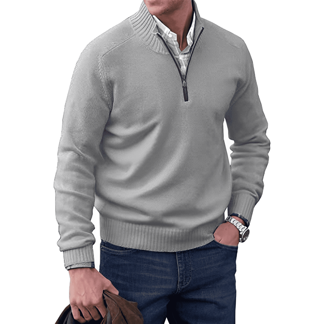 Men’s Lightweight Breathable Quarter-Zip Pullover