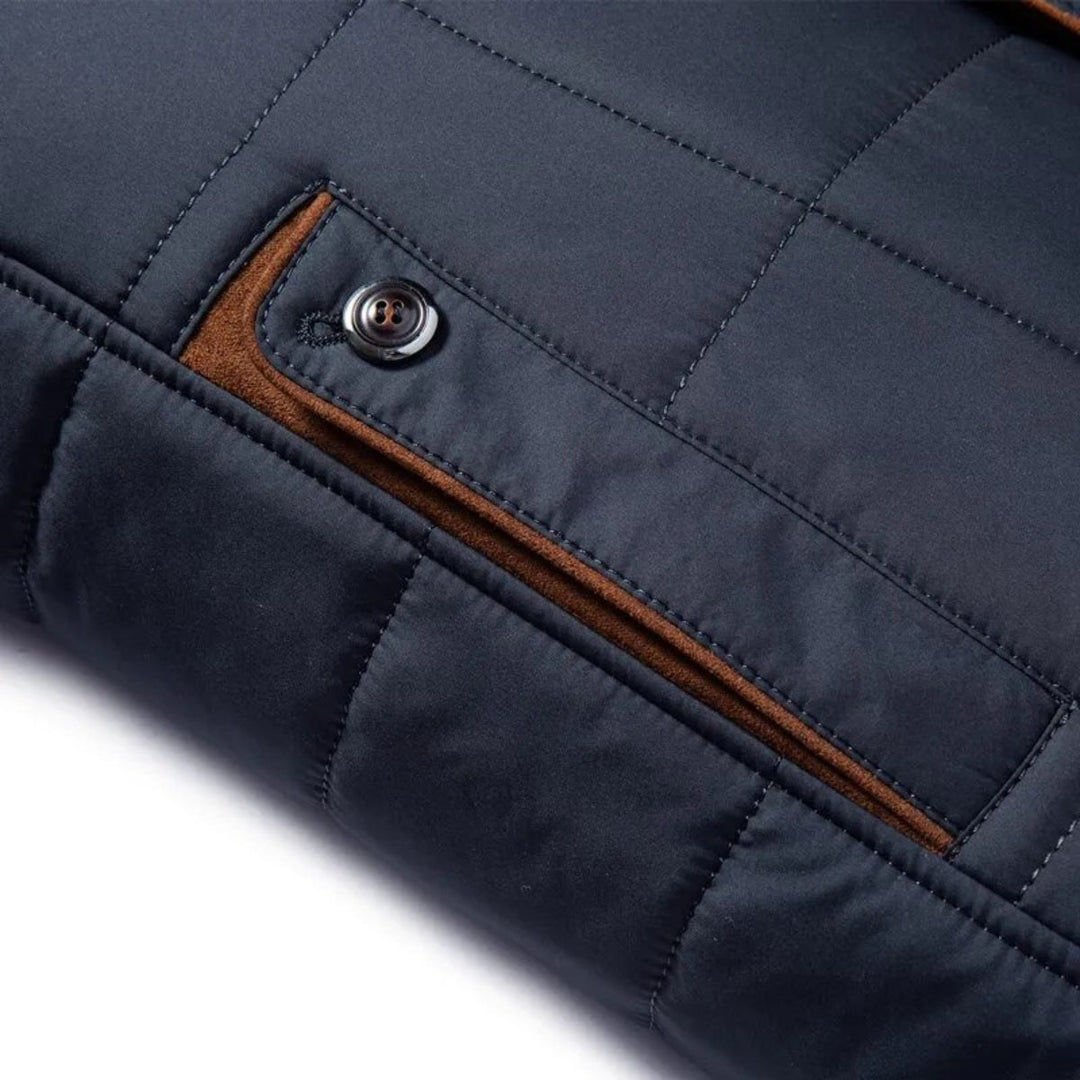 Men’s Quilted Insulated Jacket for Cold Weather