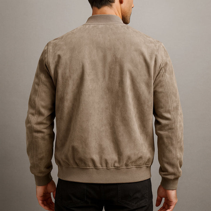 Men’s Lightweight Suede Flight Jacket