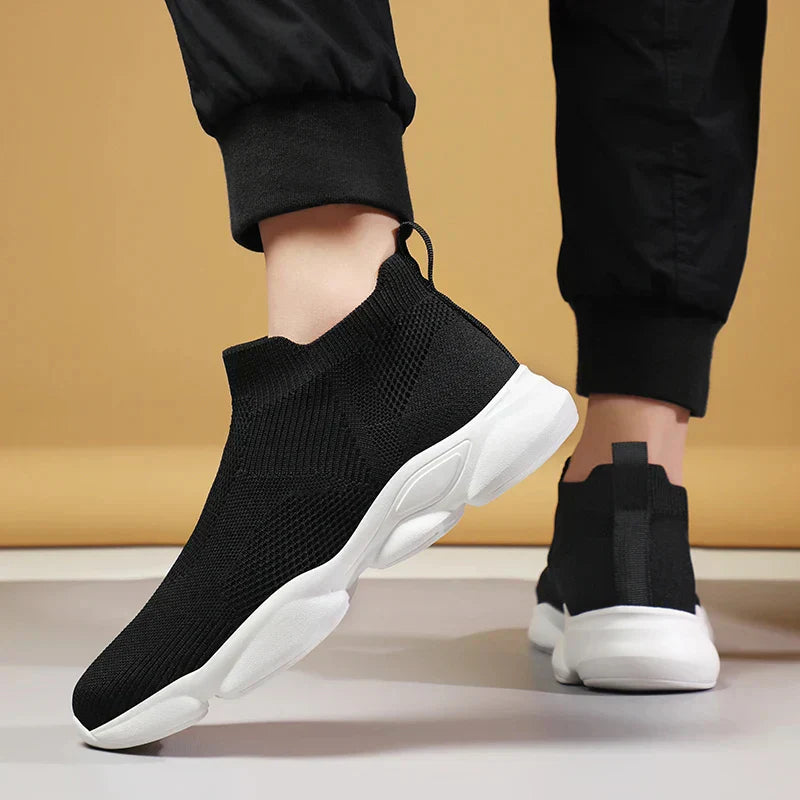 Men’s Lightweight Breathable Slip-On Knit Sneakers
