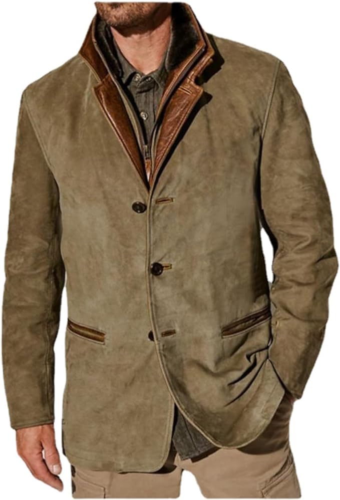Men’s Smart Casual Button-Up Blazer