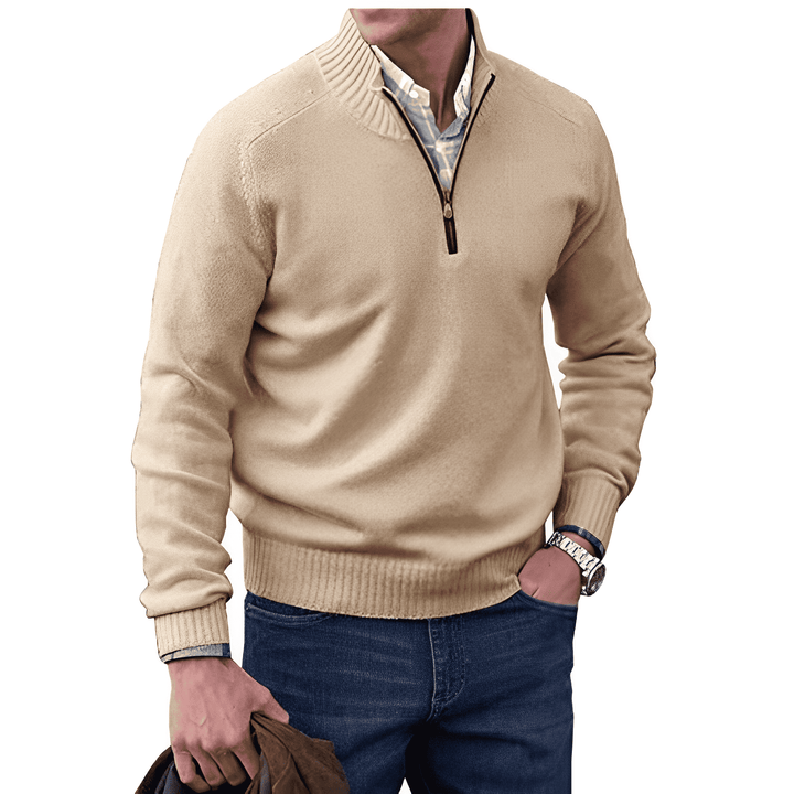 Men’s Lightweight Breathable Quarter-Zip Pullover