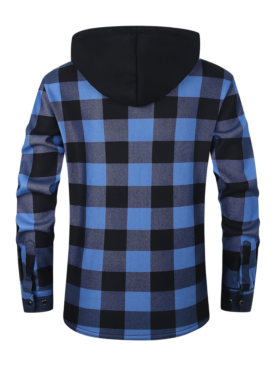 Cozy Fleece-Lined Plaid Hoodie Jacket