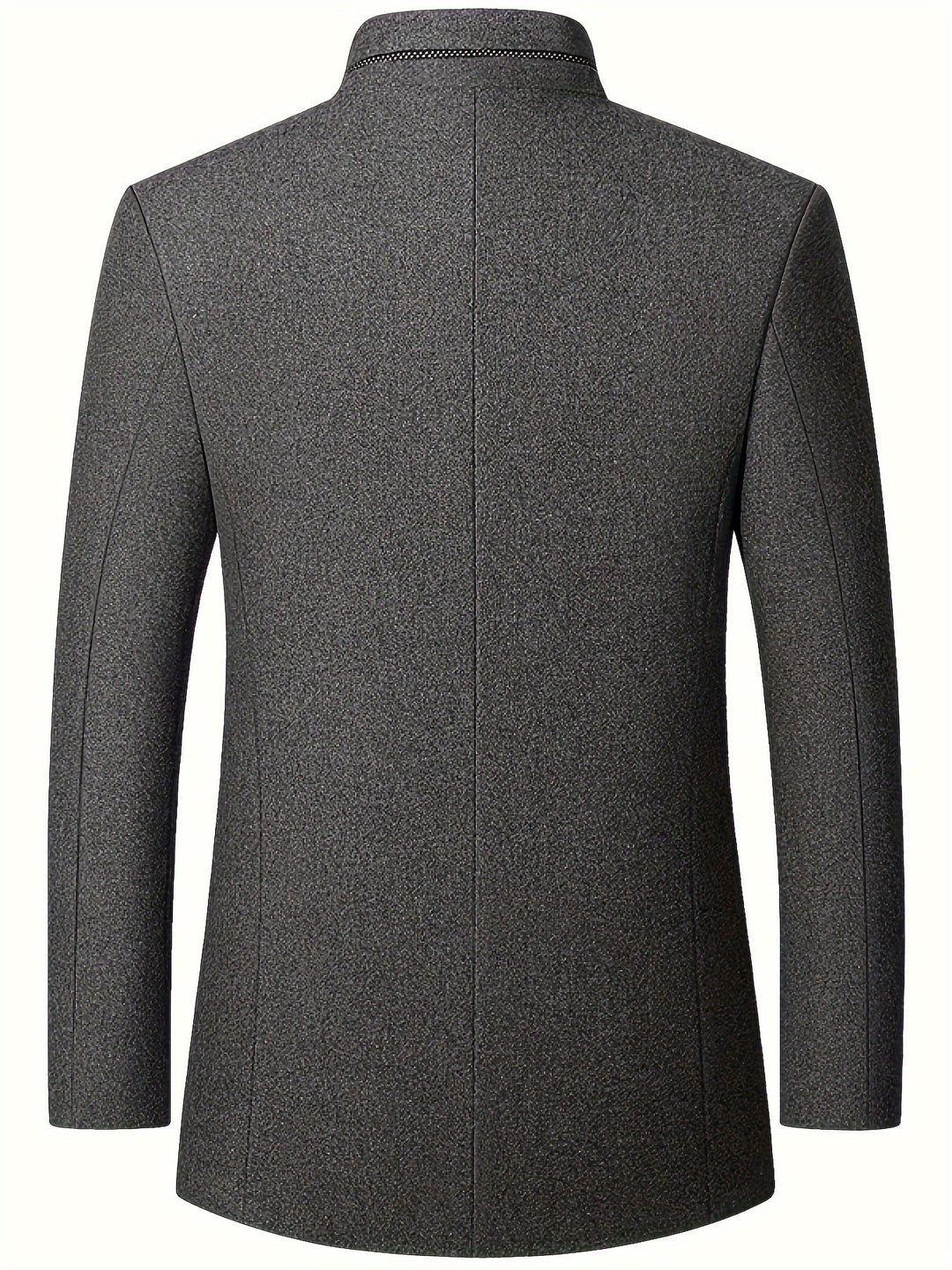 Men’s Slim Fit Winter Coat with Stand Collar