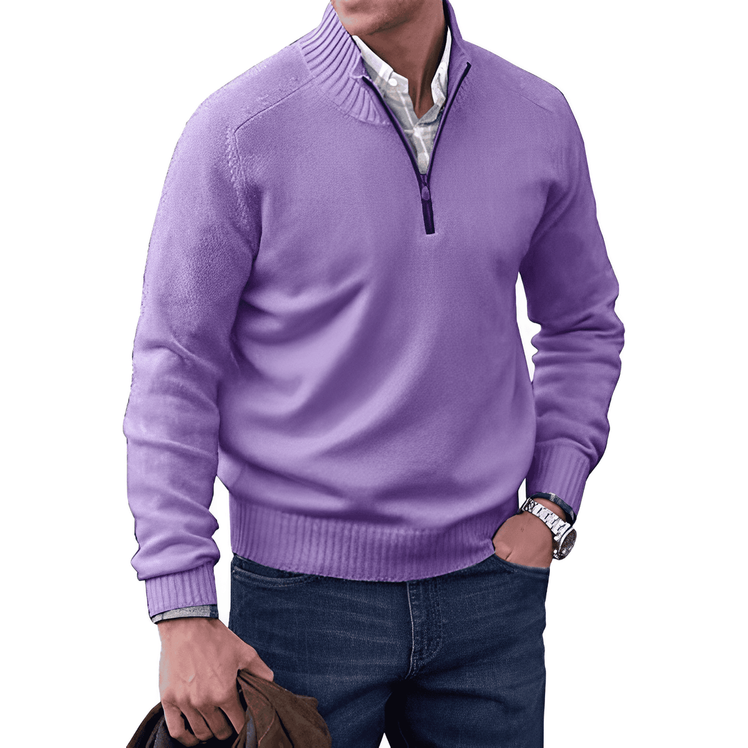 Men’s Lightweight Breathable Quarter-Zip Pullover