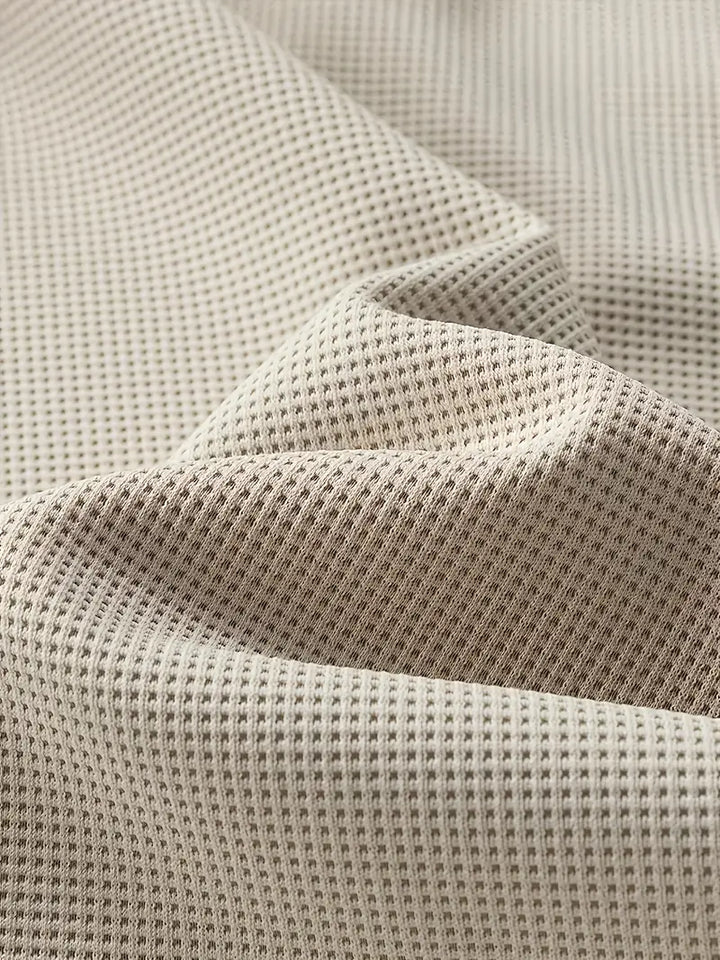 Men’s Long Sleeve Layered Waffle Knit Shirt