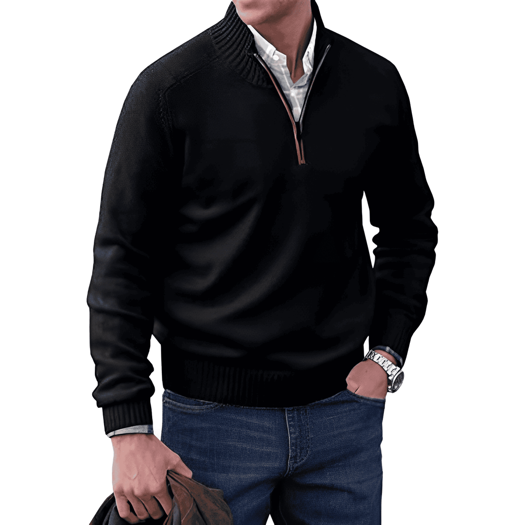 Men’s Lightweight Breathable Quarter-Zip Pullover