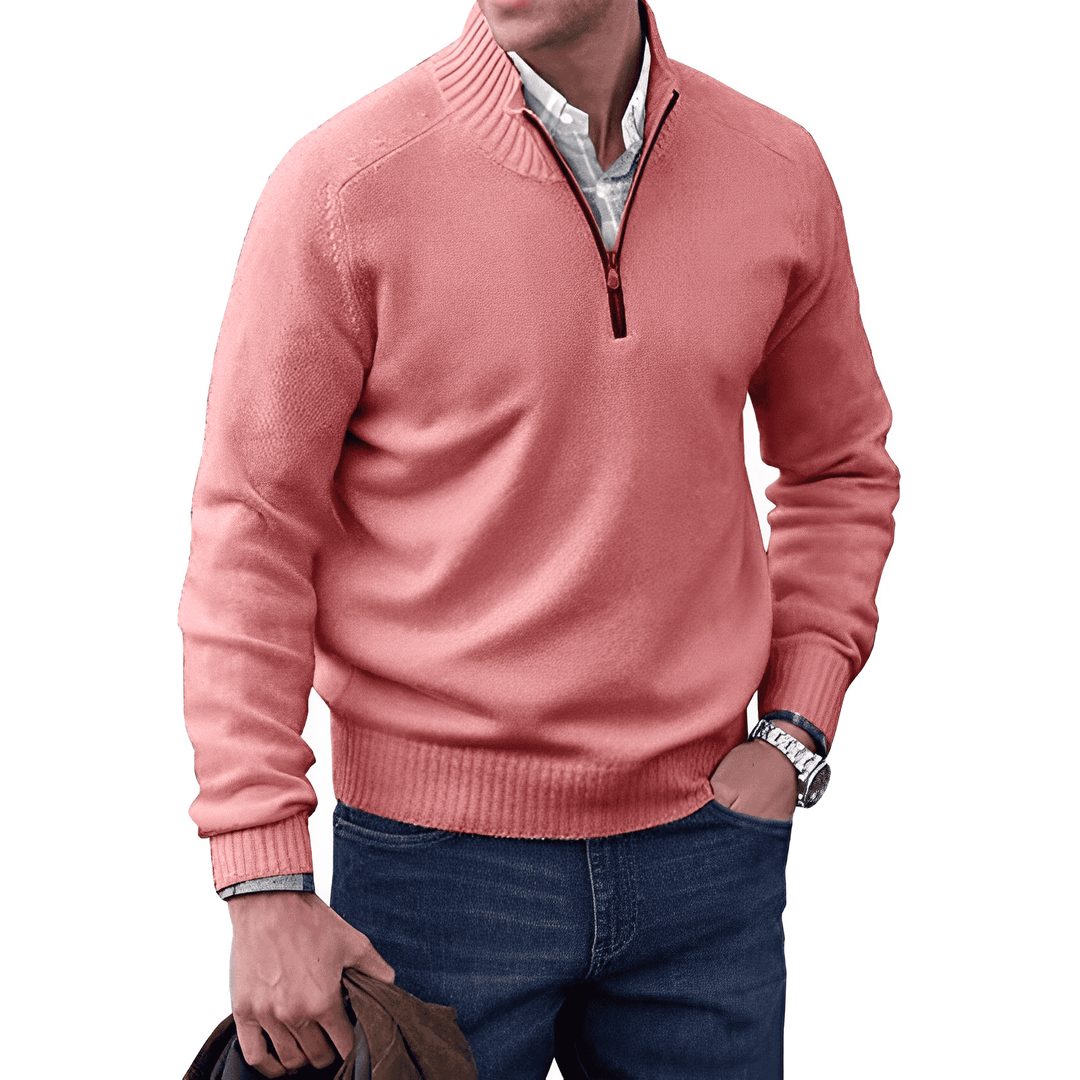 Men’s Lightweight Breathable Quarter-Zip Pullover