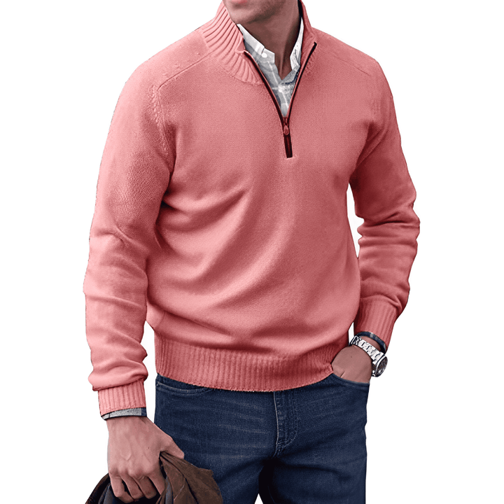 Men’s Lightweight Breathable Quarter-Zip Pullover