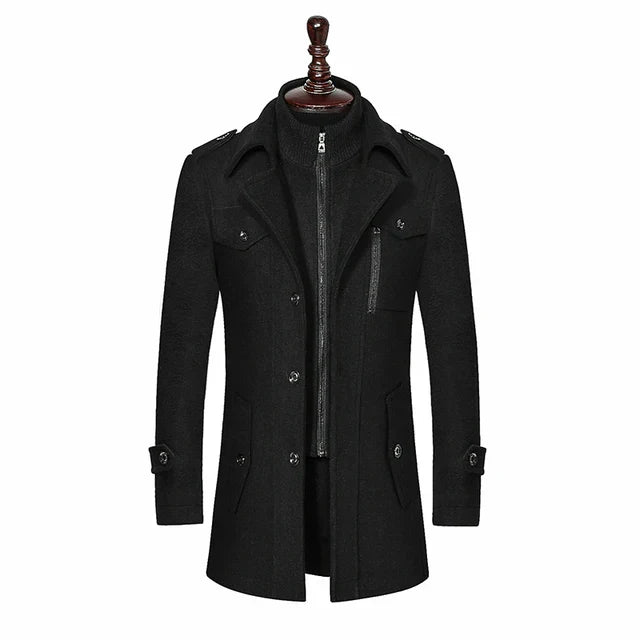 Men’s Insulated Mid-Length Winter Coat