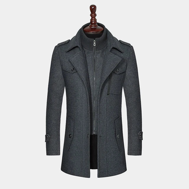 Men’s Insulated Mid-Length Winter Coat
