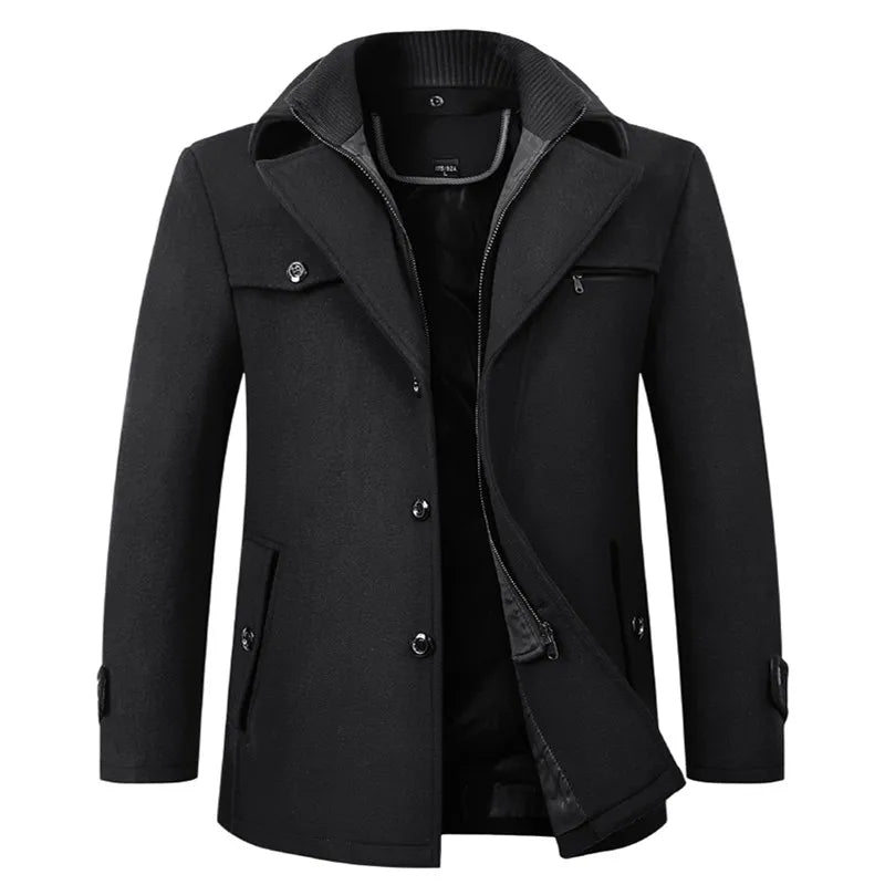 Men’s Insulated Mid-Length Winter Coat