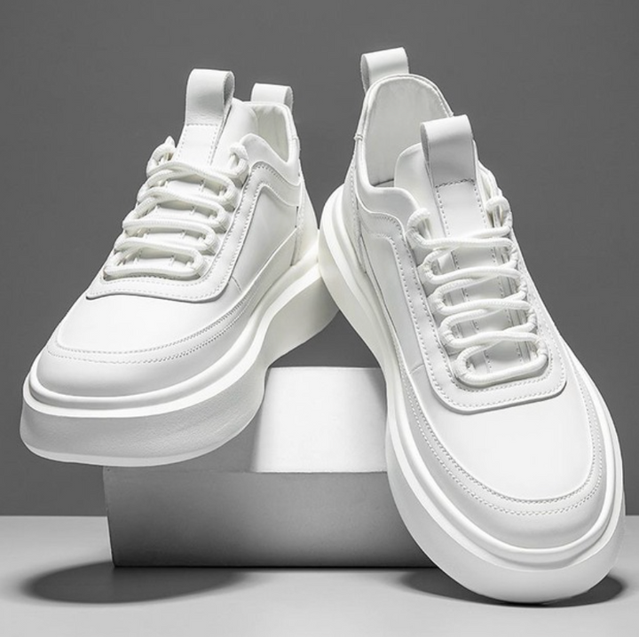 Men’s White Chunky Casual Sneakers