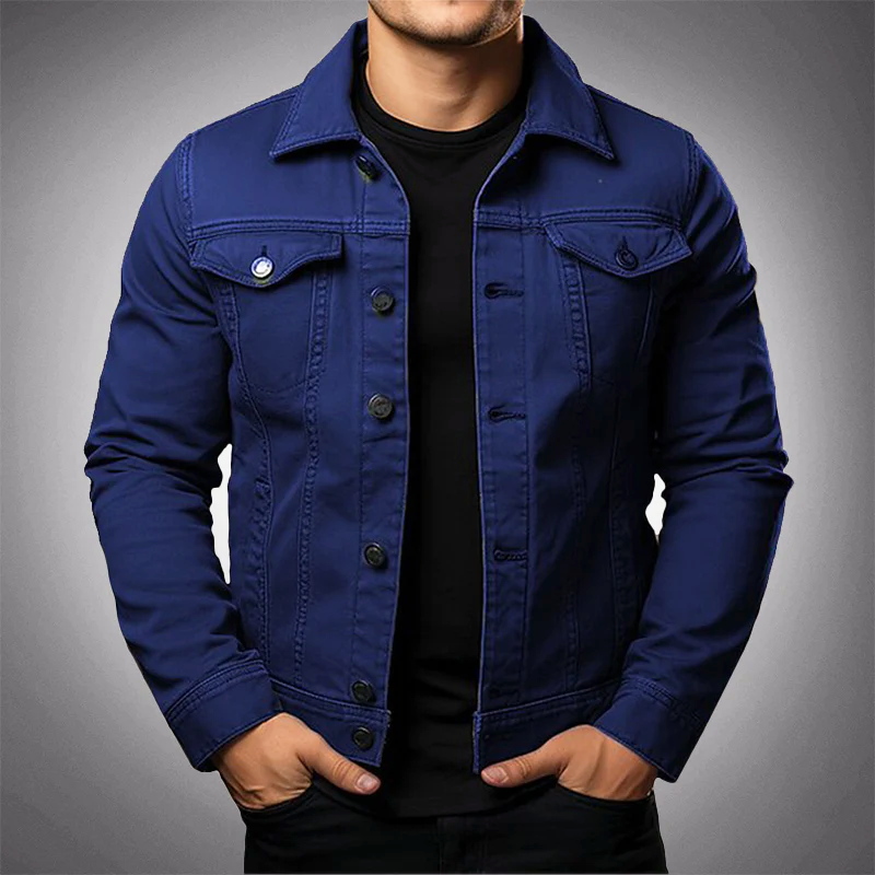 Men's Slim Fit Casual Utility Jacket