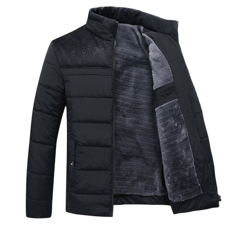 Men’s Cold-Weather Fleece-Lined Puffer Jacket