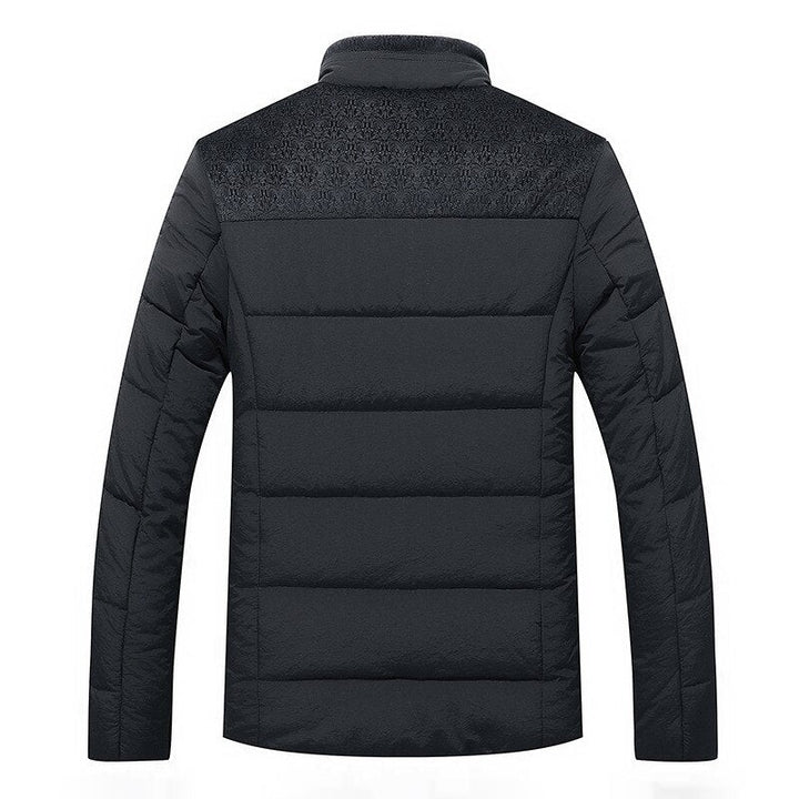 Men’s Cold-Weather Fleece-Lined Puffer Jacket