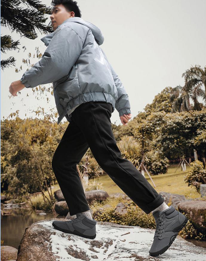 Men’s Cushioned Mid-Top Casual Sneakers