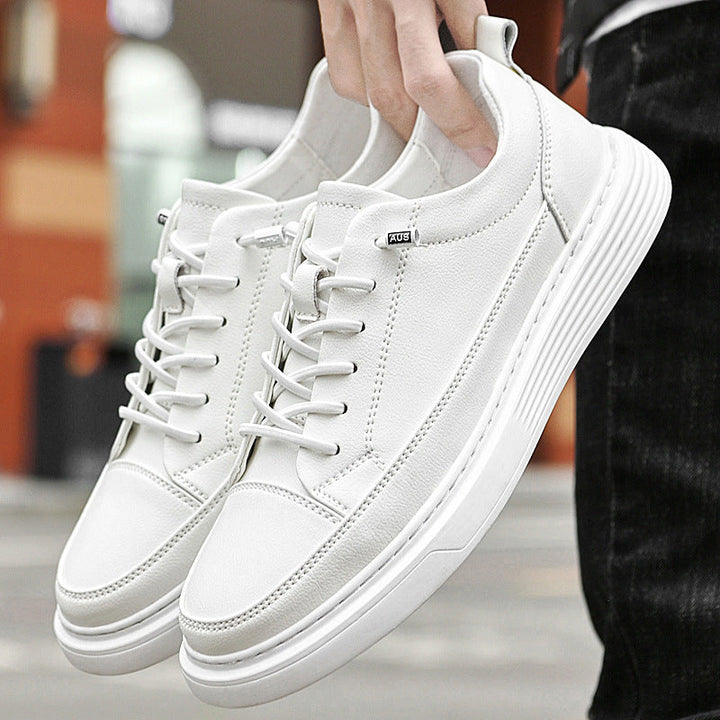Men’s Casual Leather Lace-Up Shoes