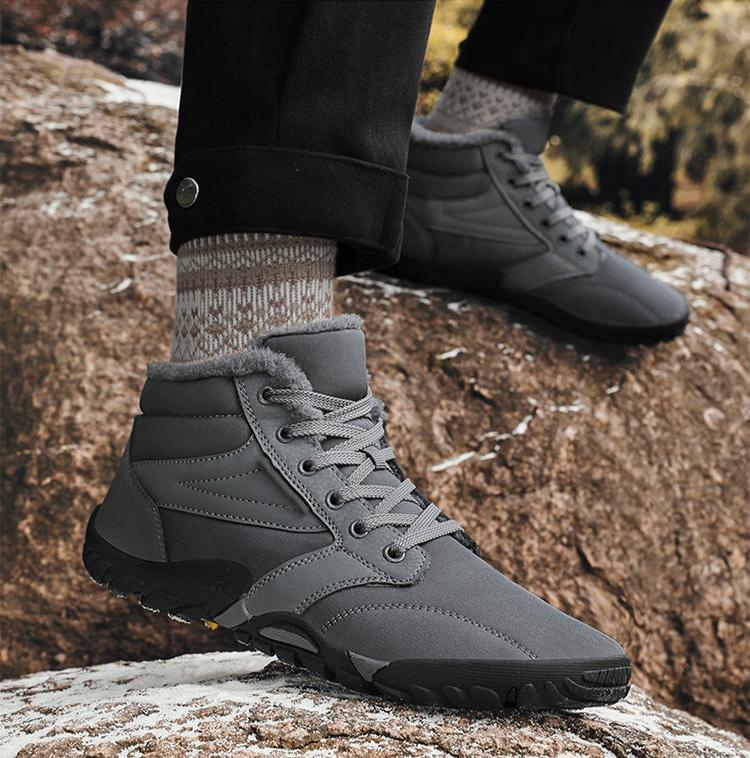 Men’s Cushioned Mid-Top Casual Sneakers