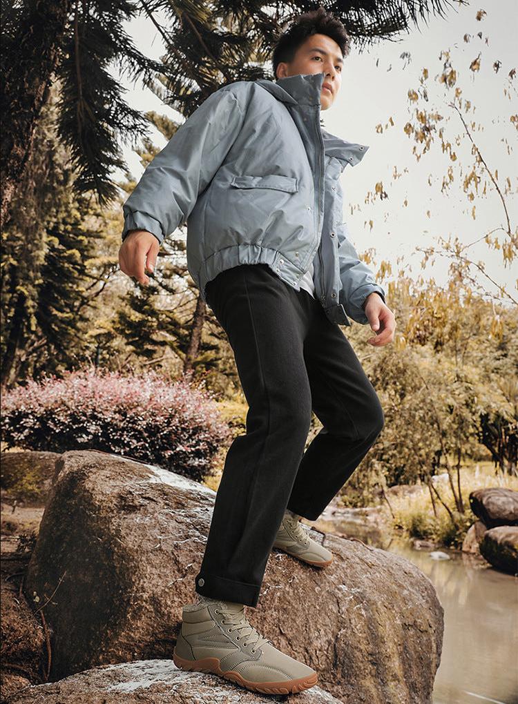 Men’s Cushioned Mid-Top Casual Sneakers