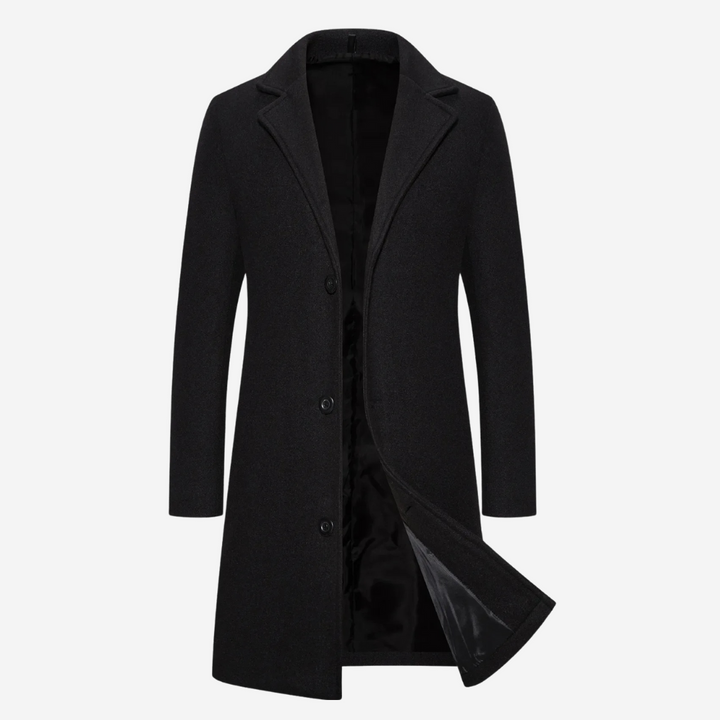 Men’s Slim-Fit Notch Lapel Coat
