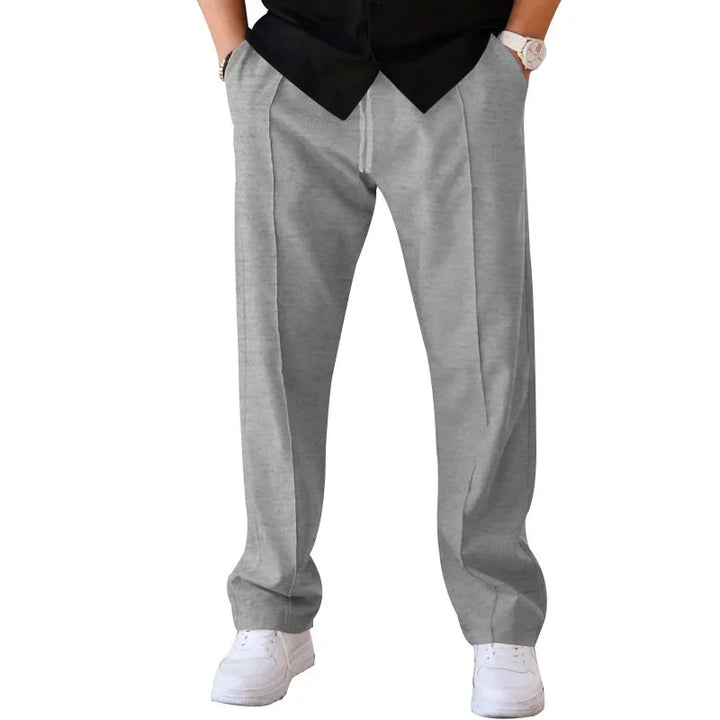Men’s Relaxed Fit Drawstring Pants with Side Pockets