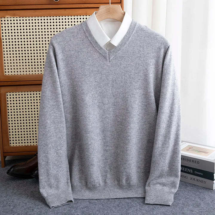 Men’s Lightweight V-Neck Sweater