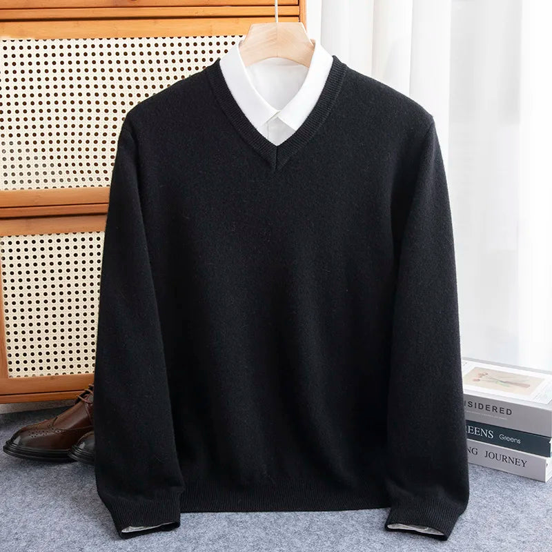 Men’s Lightweight V-Neck Sweater