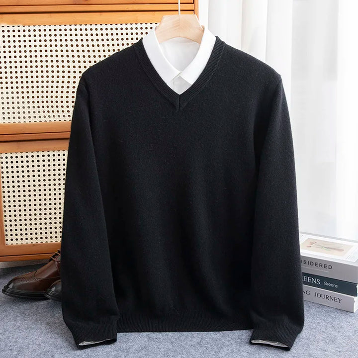 Men’s Lightweight V-Neck Sweater