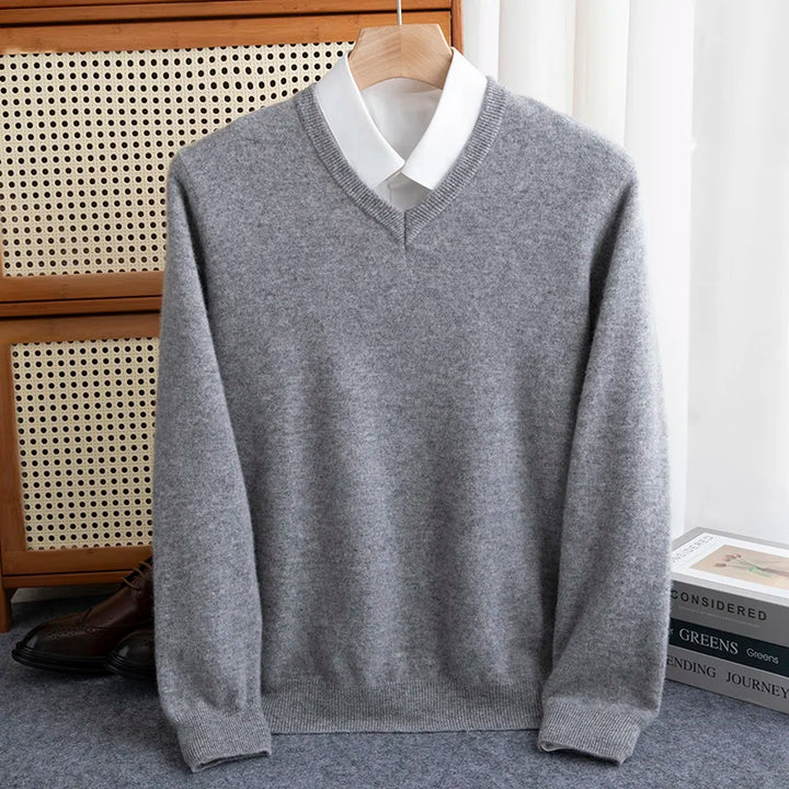 Men’s Lightweight V-Neck Sweater