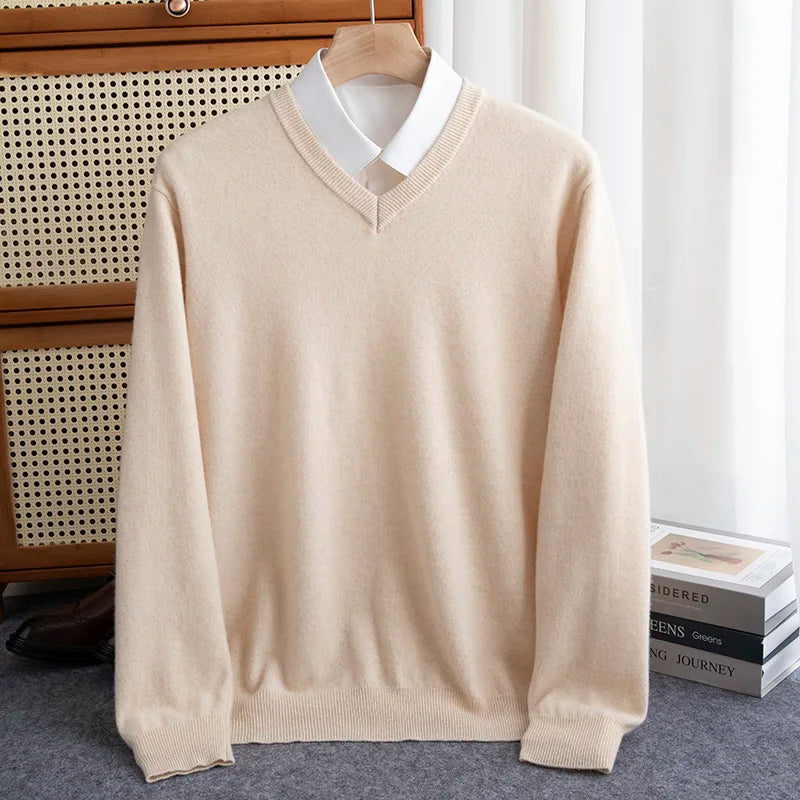 Men’s Lightweight V-Neck Sweater