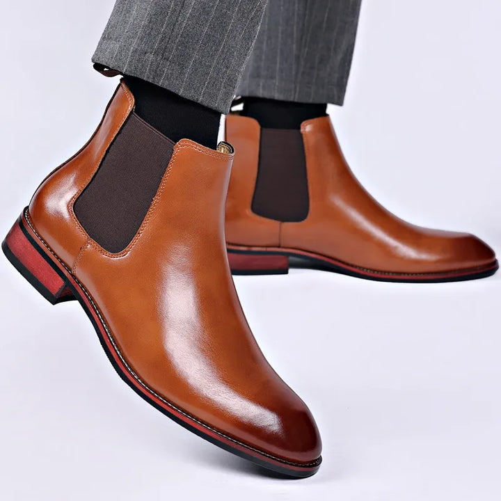 Men’s Classic Chelsea Leather Dress Boots