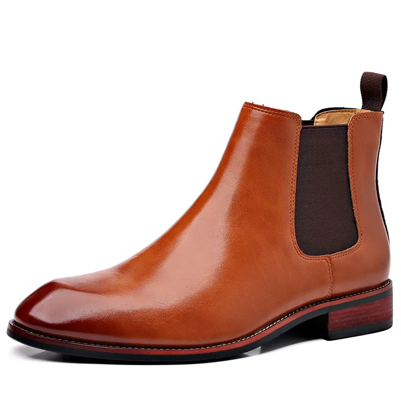 Men’s Classic Chelsea Leather Dress Boots