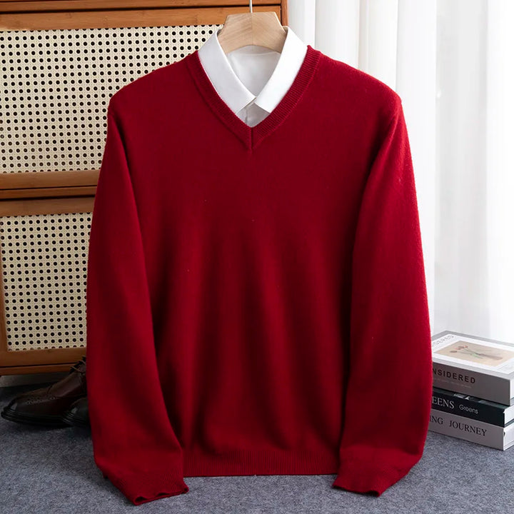 Men’s Lightweight V-Neck Sweater