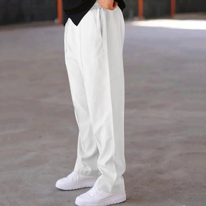 Men’s Relaxed Fit Drawstring Pants with Side Pockets