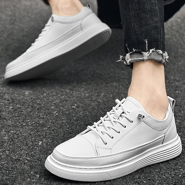 Men’s Casual Leather Lace-Up Shoes