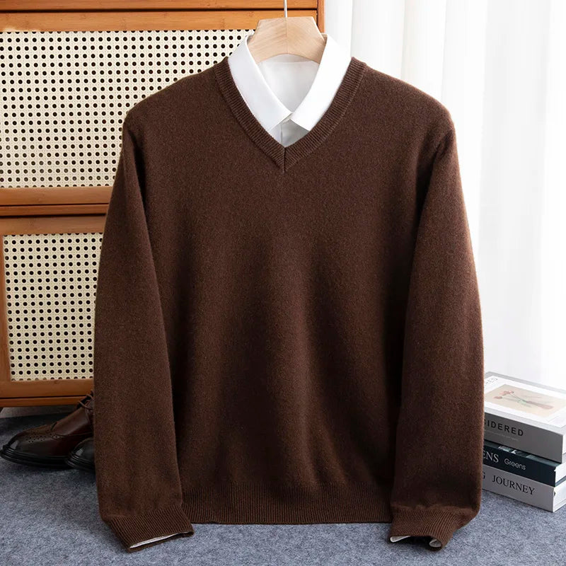Men’s Lightweight V-Neck Sweater