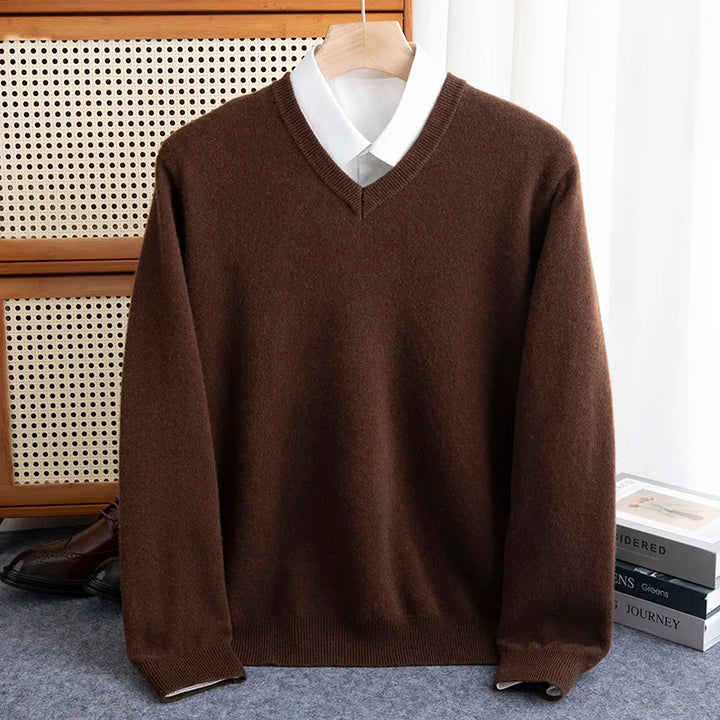 Men’s Lightweight V-Neck Sweater