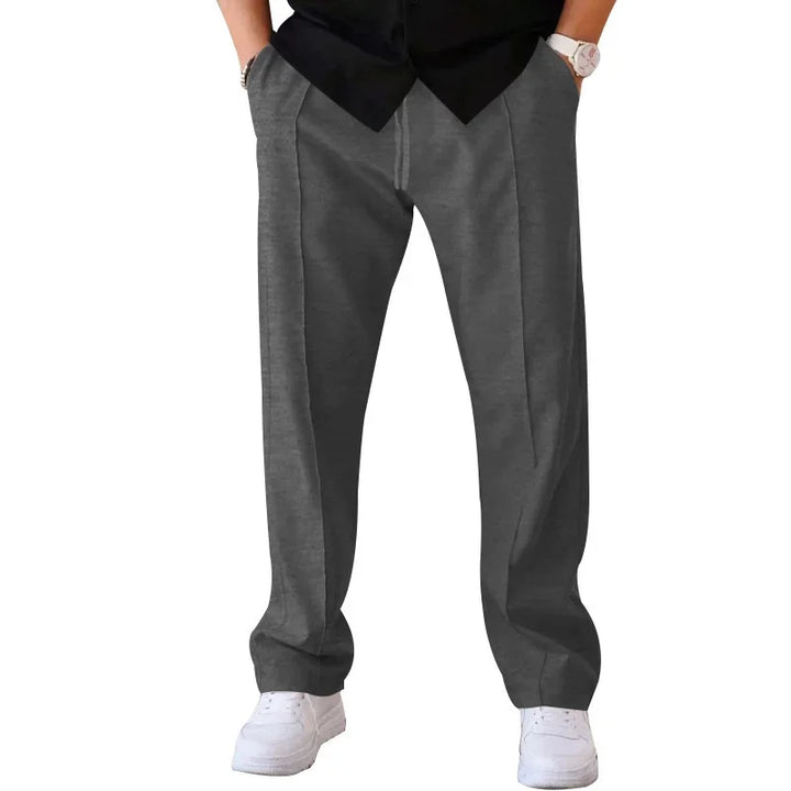 Men’s Relaxed Fit Drawstring Pants with Side Pockets