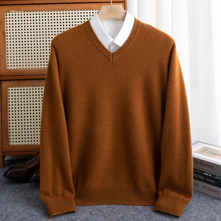Men’s Lightweight V-Neck Sweater