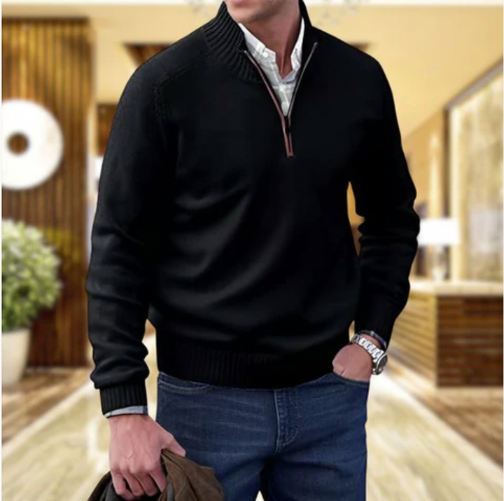Men’s Lightweight Breathable Quarter-Zip Pullover